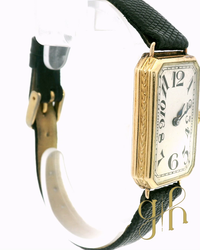 1920's Tacy Watch Co. Art Deco Tank Gold Watch