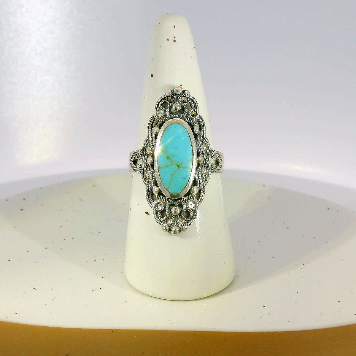 Turquoise & Silver Ring