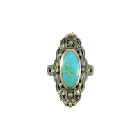 Turquoise & Silver Ring