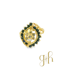 Sapphire & Diamond Ring