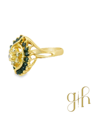 Sapphire & Diamond Ring