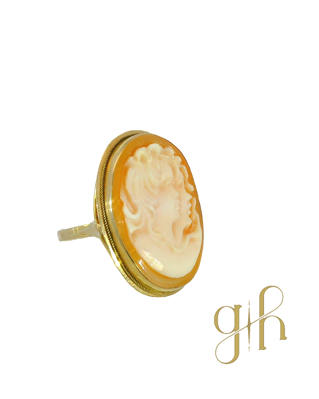Cameo Gold Ring