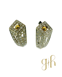 18kt CZ Earrings