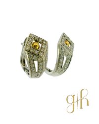 18kt CZ Earrings