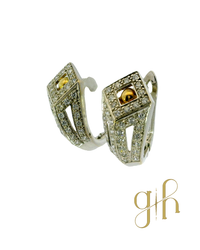 18kt CZ Earrings