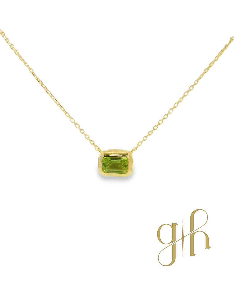 Citrine & Gold Necklace