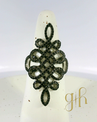 Ribbon Wrap Silver Ring